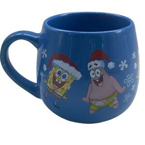 SpongeBob Squarepants Christmas Coffee Tea Mug Viacom 2018 Ceramic 3" Patrick